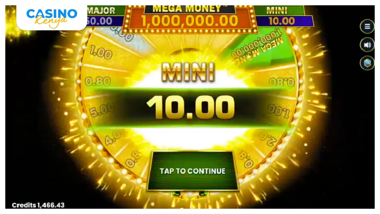 Casino Rewards Mega Money Wheel Screenshot k3