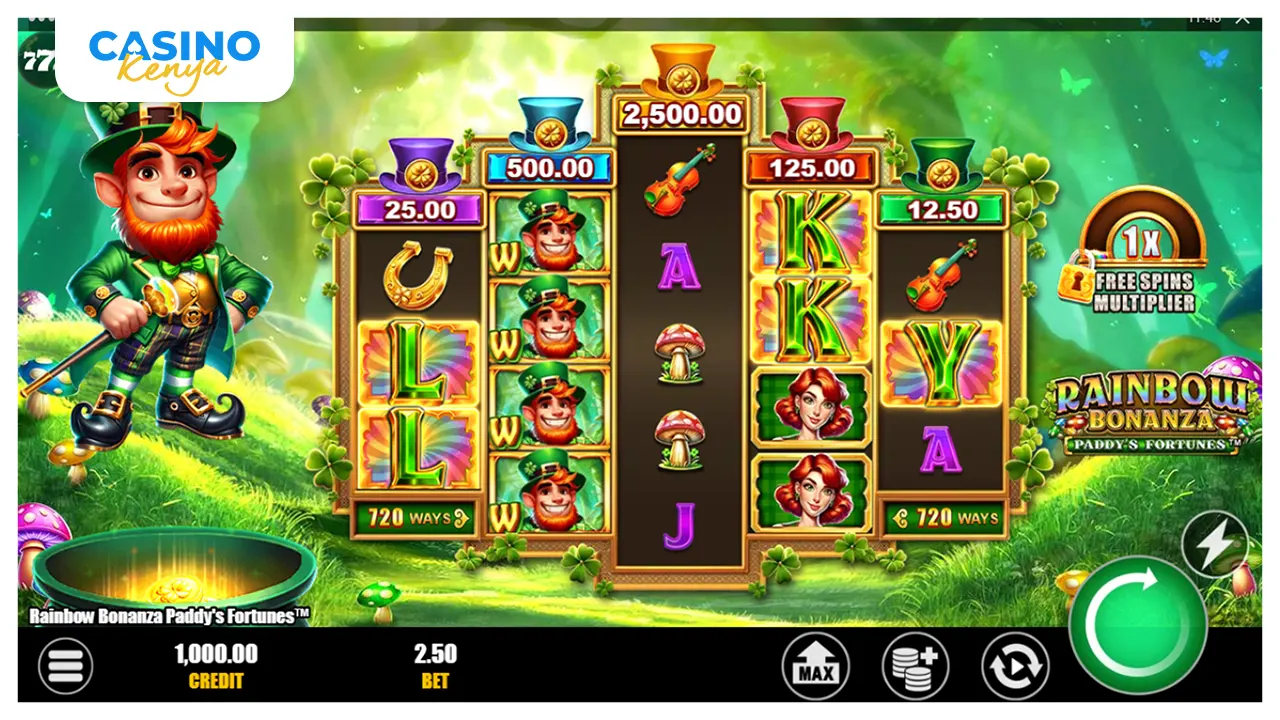 Rainbow Bonanza Paddy's Fortunes screenshot k2