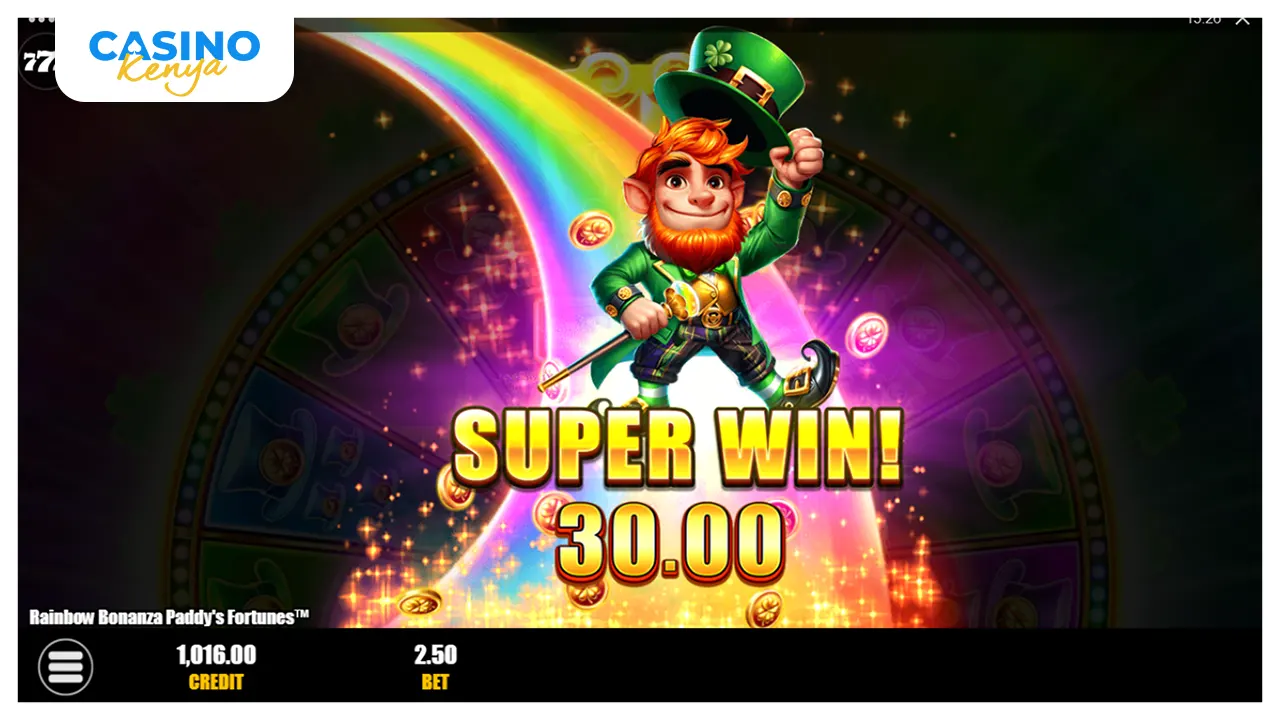 Rainbow Bonanza Paddy's Fortunes screenshot k3