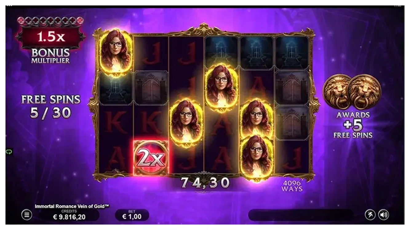 Immortal Romance Vein of Gold s2