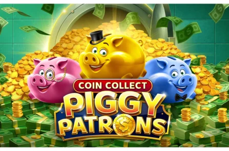 Coin Collect Piggy Patrons slot cover