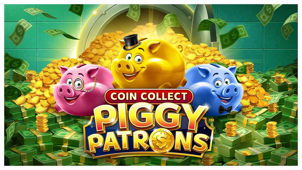 Coin Collect Piggy Patrons slot cover