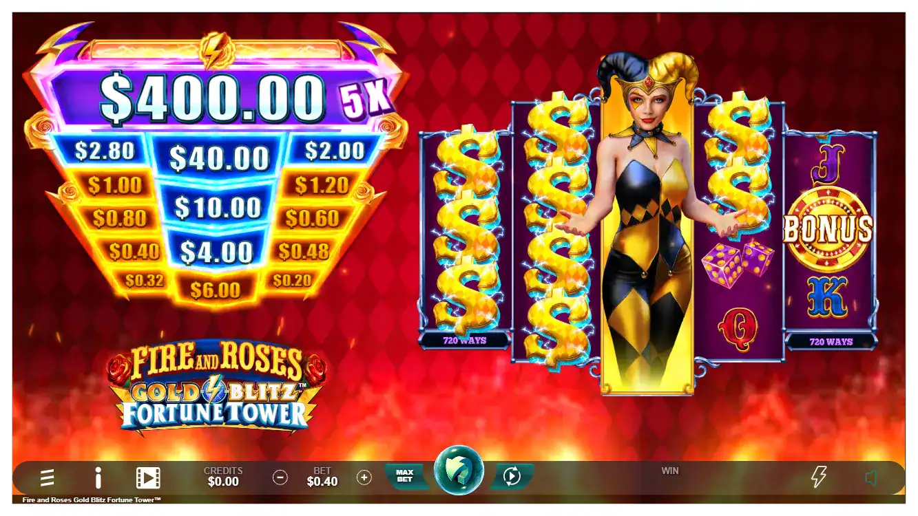 Fire and Roses Gold Blitz Fortune Tower s1 Fire and Roses Gold Blitz Fortune Tower s1