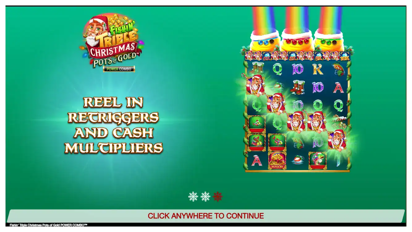 Fishin' Triple Christmas Pots of Gold POWER COMBO s2