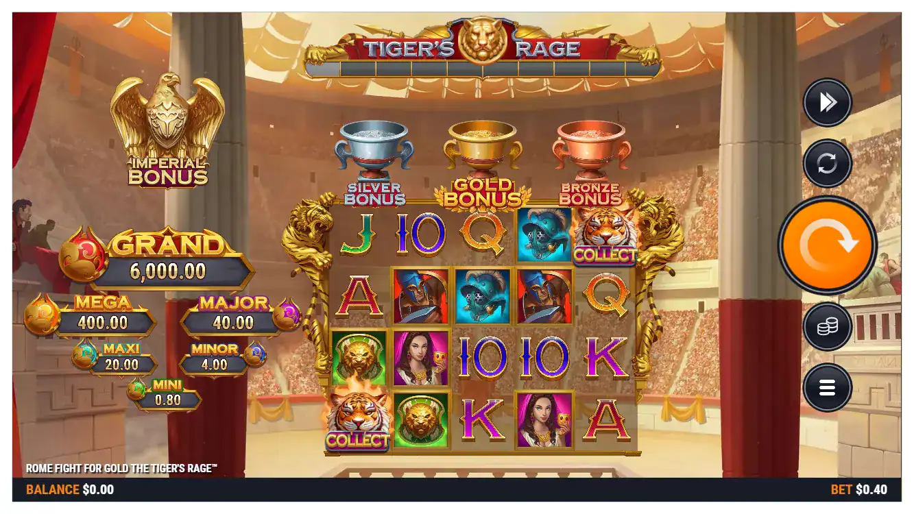 Thrilling Tiger’s Rage slot game with bonus features at Casino Kenya online platform.