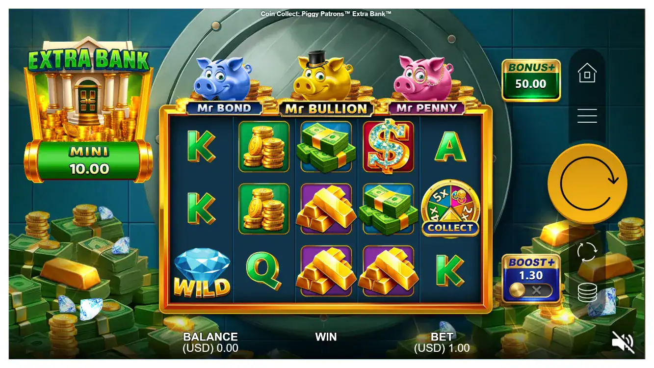 Coin Collect Piggy Patrons Extra Bank s1