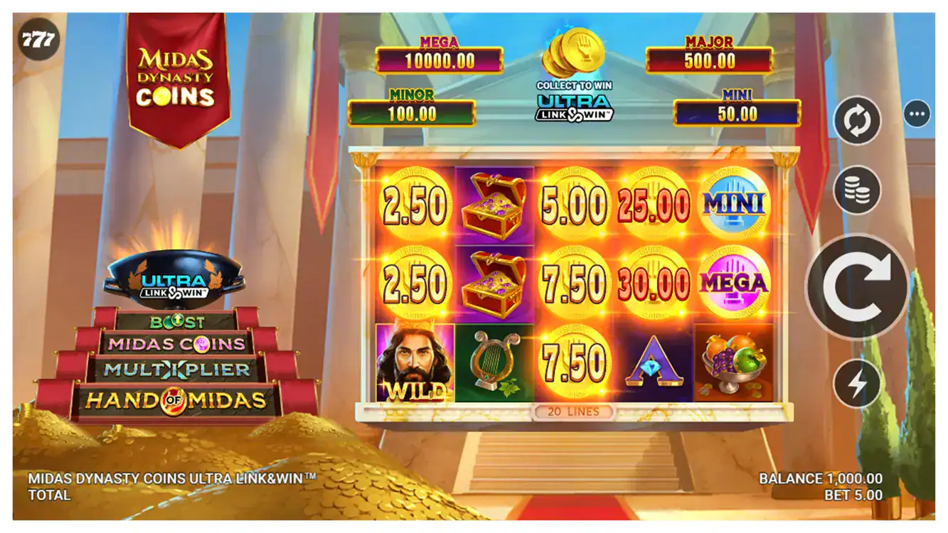 Midas Dynasty Coins Ultra Link&Win s1
